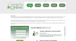 Desktop Screenshot of greenfundingonline.com